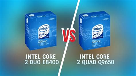 core 2 quad|Core 2 Duo E8400 vs. Core 2 Quad Q8400 [em 4 benchmarks].